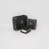 Black gift box set with large, medium handbag, square small gift box, golden heart-shaped lock Be liked Application Scenario